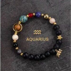 🌙 C564 - Horoscope bracelet - Aquarius